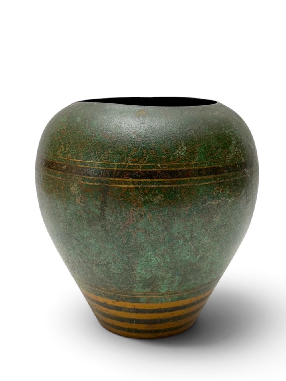Vintage Carl Sorensen Signed Art Deco Bronze Vase